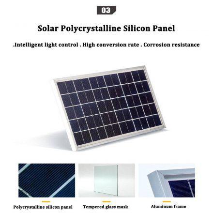 Ηλιακό Φωτιστικό Δρόμου 10W SY-10 - Sfyri.gr - Ηλεκτρονικό Πολυκατάστημα