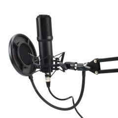 Επαγγελματικό Μικρόφωνο Ηχογράφισης & Ακουστικά με Αναδιπλούμενη Βάση/Βραχίονα Q-MiC97 - Sfyri.gr - Ηλεκτρονικό Πολυκατάστημα
