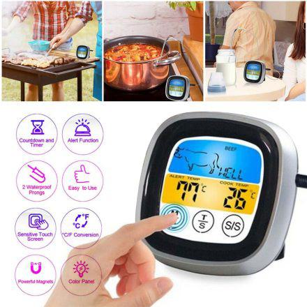 slide 1 to 4 of 4 Ψηφιακό Θερμόμετρο Μαγειρικής με Ακίδα και οθόνη Touchscreen EN2022 - Sfyri.gr - Ηλεκτρονικό Πολυκατάστημα