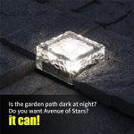Ηλιακό Φωτιστικό Κήπου 6000k Ice Cube Solar Light Ψυχρό Λευκό - Sfyri.gr - Ηλεκτρονικό Πολυκατάστημα