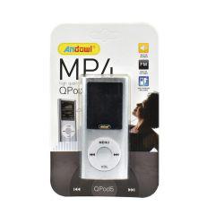 Mp3 – Mp4 Player, FM με Ενσωματωμένο Mini Ηχείο Andowl QPod 5 – Ασημί - Sfyri.gr - Ηλεκτρονικό Πολυκατάστημα