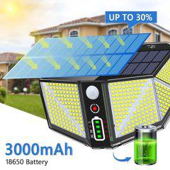 410 LED Super Bright ηλιακό φωτιστικό εξωτερικού χώρου 3000mAh Gotobe - Sfyri.gr - Ηλεκτρονικό Πολυκατάστημα