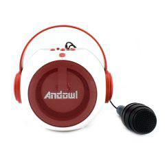 Συσκευή Karaoke 5W με Ένα Μικρόφωνο Andowl Q-YX500 – Κόκκινο- Sfyri.gr - Ηλεκτρονικό Πολυκατάστημα