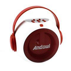 Συσκευή Karaoke 5W με Ένα Μικρόφωνο Andowl Q-YX500 – Κόκκινο- Sfyri.gr - Ηλεκτρονικό Πολυκατάστημα