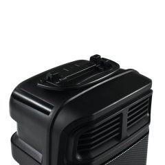 Ασύρματο Bluetooth Ηχείο, Μικρόφωνο & Βάση Κινητού με Χρωματιστό LED Φωτισμό Andowl Q-L024 – Μαύρο- Sfyri.gr - Ηλεκτρονικό Πολυκατάστημα