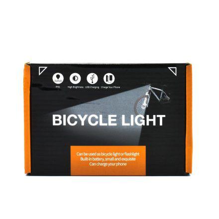 Εμπρόσθιος Φωτισμός LED Πορείας Ποδηλάτου 7500K 5V IPX5 3600Lumens OEM – Μαύρο - Sfyri.gr - Ηλεκτρονικό Πολυκατάστημα