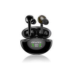Awei T12P In-ear Bluetooth Handsfree Μαύρο - Sfyri.gr - Ηλεκτρονικό Πολυκατάστημα