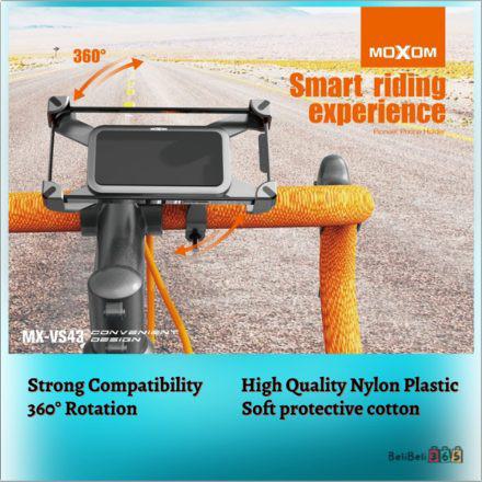 Moxom MX-VS43 Universal 360 degree Phone Holder ( for Rider/ Cyclist) - Sfyri.gr - Ηλεκτρονικό Πολυκατάστημα