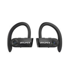 Awei T22 In-ear Bluetooth Handsfree Ακουστικά με Θήκη Φόρτισης Μαύρα - Sfyri.gr - Ηλεκτρονικό Πολυκατάστημα
