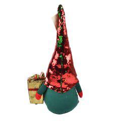 Χριστουγεννιάτικος Λούτρινος Νάνος με Δώρο 41cm OEM 9203-27 – Κόκκινο, Πράσινο - Sfyri.gr - Ηλεκτρονικό Πολυκατάστημα