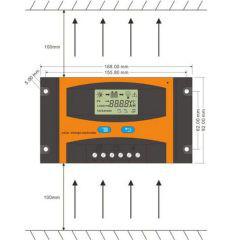 Ρυθμιστής Φόρτισης με Οθόνη PWM 10Ah 12/24V LD2410C - Sfyri.gr - Ηλεκτρονικό Πολυκατάστημα