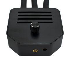 Επαγγελματικό Διπλό Φωτιστικό LED USB 35W Λευκού Φωτισμού με Βάση Κινητού OEM RK39 – Μαύρο - Sfyri.gr - Ηλεκτρονικό Πολυκατάστημα