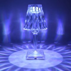 Επιτραπέζιο Διακοσμητικό Φωτιστικό LED “Κρυστάλλινο” Αφής RGB Andowl Q-LED45 - Sfyri.gr - Ηλεκτρονικό Πολυκατάστημα