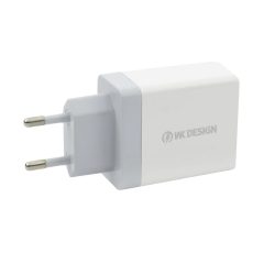 Φορτιστής USB(4x) 18W QC3.0 WK DESIGN WP-U125 – Λευκό - Sfyri.gr - Ηλεκτρονικό Πολυκατάστημα