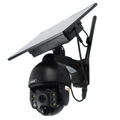 Ηλιακή Ασύρματη IP Κάμερα Ασφαλείας 4K HD 5MP WiFi+5G SIM PTZ & Φωτισμό LED Andowl Q-SX80 – Μαύρο - Sfyri.gr - Ηλεκτρονικό Πολυκατάστημα