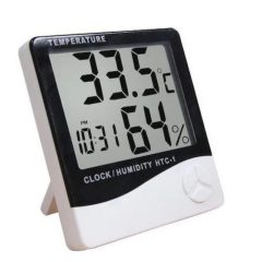 Ψηφιακό Θερμόμετρο – Υγρόμετρο Εσωτερικού Χώρου HTC-1 - Λευκό - Sfyri.gr - Ηλεκτρονικό Πολυκατάστημα