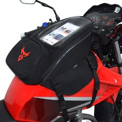Μαγνητική Τσάντα 9L Ντεπόζιτου Μοτοσικλέτας & Ιμάντας Ώμου Moto Centric 11-MC0109 – Μαύρο, Κόκκινο - Sfyri.gr - Ηλεκτρονικό Πολυκατάστημα