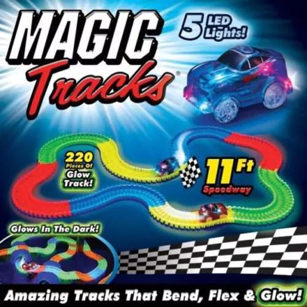 Αυτοκινητόδρομος με led αυτοκινητάκι – Magic Tracks 11ft 165pcs - Sfyri.gr - Ηλεκτρονικό Πολυκατάστημα