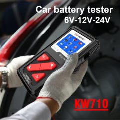 Konnwei Ελεγκτής Ανάλυσης Μπαταριών Car&motorcycle KW710 Ψηφιακό Battery Tester με Κροκοδειλάκια - Sfyri.gr - Ηλεκτρονικό Πολυκατάστημα