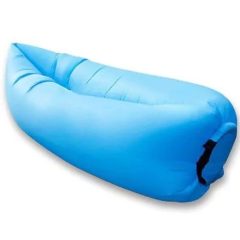 Φουσκωτό Στρώμα & Κάθισμα Ξαπλώστρα Lazy Bag – Inflatable Air Sofa Medium 650gr Γαλάζιο – G2489 - Sfyri.gr - Ηλεκτρονικό Πολυκατάστημα