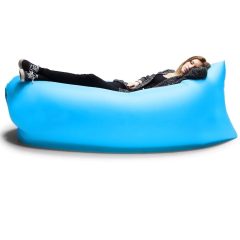 Φουσκωτό Στρώμα & Κάθισμα Ξαπλώστρα Lazy Bag – Inflatable Air Sofa Medium 650gr Γαλάζιο – G2489 - Sfyri.gr - Ηλεκτρονικό Πολυκατάστημα