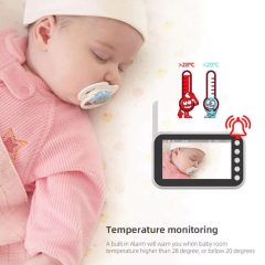 Ασύρματο Baby Monitor 4.5″ Αμφίδρομης Επικοινωνίας με Νυχτερινή Λήψη OEM ΑΒΜ200 – Λευκό - Sfyri.gr - Ηλεκτρονικό Πολυκατάστημα