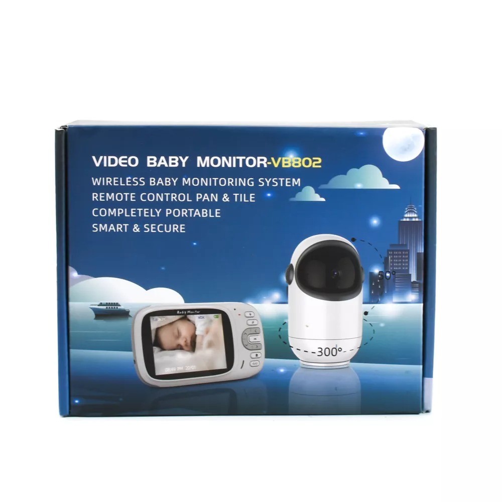 Ασύρματο Baby Monitor με Οθόνη 3.2″ OEM VB802 – Λευκό - Sfyri.gr - Ηλεκτρονικό Πολυκατάστημα