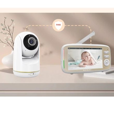 Ασύρματο Baby Monitor με Οθόνη 5″ 720P HD OEM VB803 – Λευκό - Sfyri.gr - Ηλεκτρονικό Πολυκατάστημα