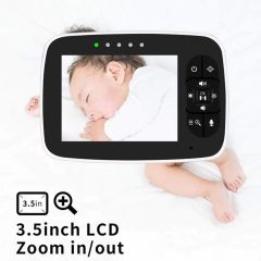 Ασύρματο Baby Monitor 3.5″ Αμφίδρομης Επικοινωνίας με Νυχτερινή Λήψη OEM SM935 – Λευκό - Sfyri.gr - Ηλεκτρονικό Πολυκατάστημα