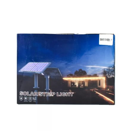 Ηλιακή Ταινία LED 10m IP65 με Βάση Πάνελ για Χώμα RGB Φωτισμού OEM MJ-SM100C - Sfyri.gr - Ηλεκτρονικό Πολυκατάστημα