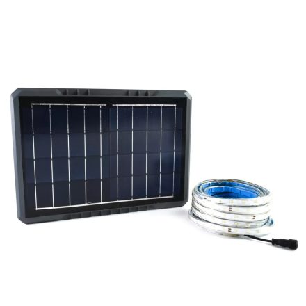 Ηλιακή Ταινία LED 20m IP65 με Βάση Πάνελ για Χώμα Θερμού Λευκού Φωτισμού 3000K OEM MJ-SM200 - Sfyri.gr - Ηλεκτρονικό Πολυκατάστημα