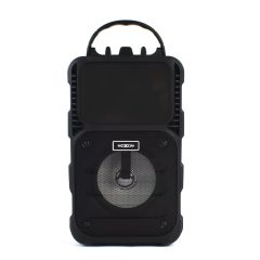 Mini Ασύρματο Bluetooth Ηχείο 4″ RGB 5W με Μικρόφωνο Moxom MX-SK43 – Μαύρο - Sfyri.gr - Ηλεκτρονικό Πολυκατάστημα