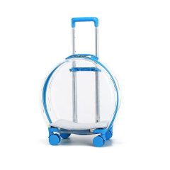 Τροχήλατη Πλαστική Τσάντα Μεταφοράς Κατοικιδίων OEM JG-029 – Μπλε - Sfyri.gr - Ηλεκτρονικό Πολυκατάστημα