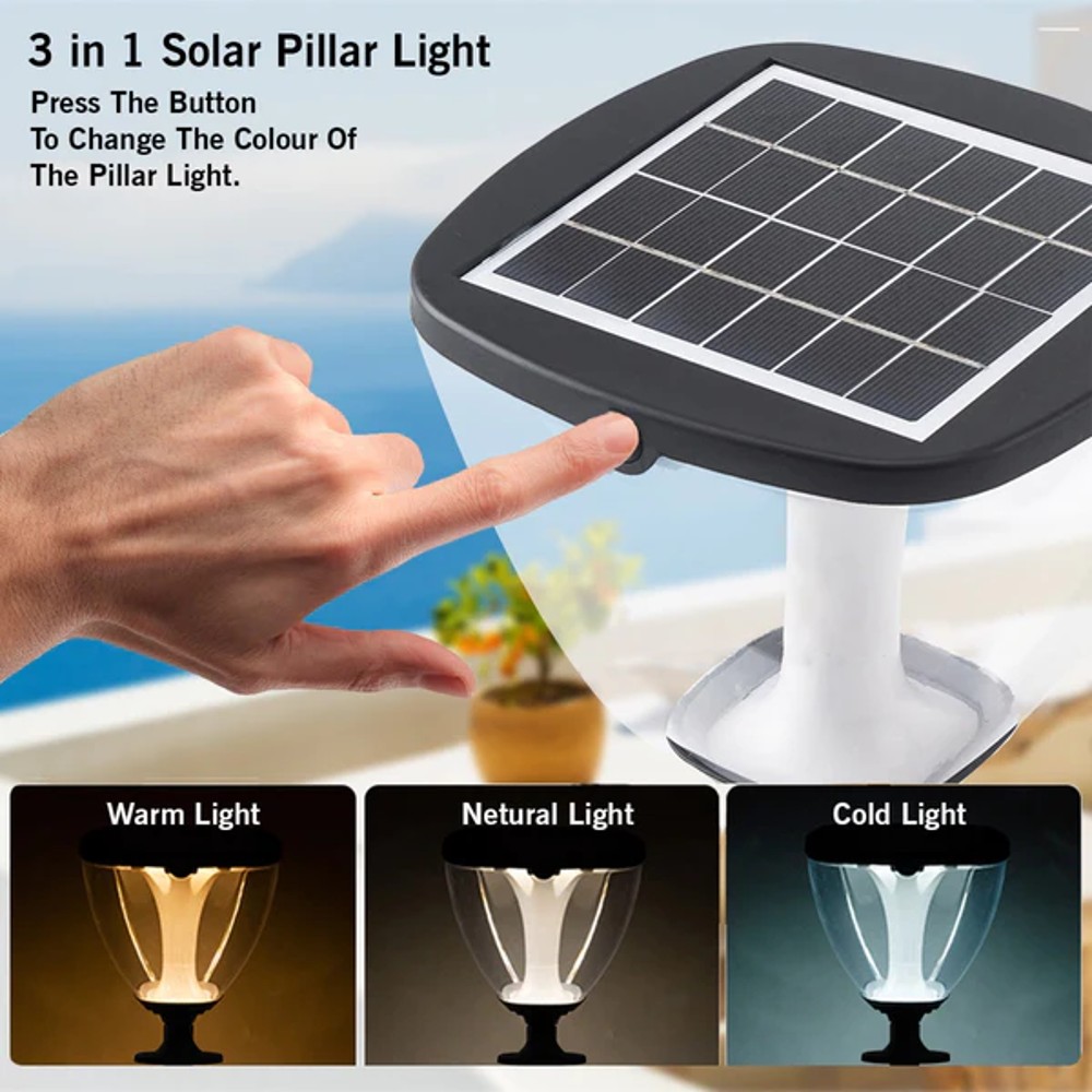 Ηλιακό Φωτιστικό 72LED Λευκού Φωτισμού με Βάση Solar Energy – Μαύρο- Sfyri.gr - Ηλεκτρονικό Πολυκατάστημα