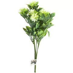 Τεχνητό Φυτό Αγριολούλουδο με Λευκά Άνθη 30cm OEM 76025 – Πράσινο - Sfyri.gr - Ηλεκτρονικό Πολυκατάστημα
