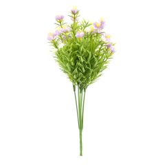 Τεχνητό Φυτό Αγριολούλουδο Καμπανούλα με Μοβ-Λευκά Άνθη 36cm OEM 15008 – Πράσινο - Sfyri.gr - Ηλεκτρονικό Πολυκατάστημα