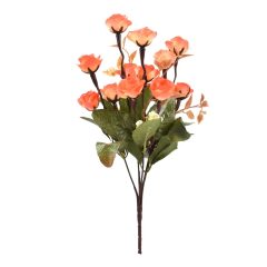 Τεχνητό Φυτό Τριαντάφυλλα με Πορτοκαλί Μικρά Άνθη 31cm OEM 10728 – Πράσινο - Sfyri.gr - Ηλεκτρονικό Πολυκατάστημα