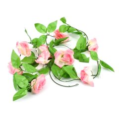 Τεχνητό Φυτό Ροζ-Λευκά Τριαντάφυλλα σε Γιρλάντα 240cm OEM 15401 – Πράσινο - Sfyri.gr - Ηλεκτρονικό Πολυκατάστημα
