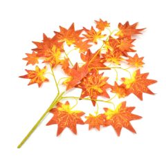 Τεχνητό Φυτό Κλαδάκι με Τριγωνικά Μεγάλα Φθινοπωρινά Φύλλα 58cm OEM 50937 – Πορτοκαλί, Κίτρινο - Sfyri.gr - Ηλεκτρονικό Πολυκατάστημα