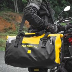 Αδιάβροχος Ταξιδιωτικός Σάκος Μοτοσυκλέτας Motowolf – Κίτρινο, Μαύρο - Sfyri.gr - Ηλεκτρονικό Πολυκατάστημα