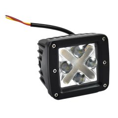Mini Προβολέας LED Λευκού, Πορτοκαλί Φωτισμού 20W 12-30V 6500K OEM 30267 – Μαύρο - Sfyri.gr - Ηλεκτρονικό Πολυκατάστημα
