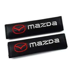 Σετ Mαξιλαράκια Ζώνης “Mazda” 2τμχ OEM – Μαύρο Carbon - Sfyri.gr - Ηλεκτρονικό Πολυκατάστημα