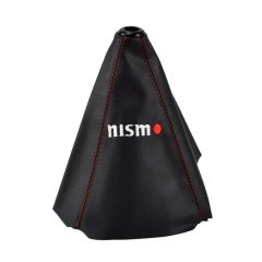 Δέρμα – Φούσκα Λεβιέ Ταχυτήτων nismo με Κόκκινα Γαζιά OEM HW-0025 – Μαύρο - Sfyri.gr - Ηλεκτρονικό Πολυκατάστημα