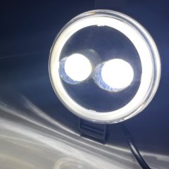 Προβολέας LED Ring Light 12/24V Λευκού Φωτισμού Andowl Q-D11 – Μαύρο - Sfyri.gr - Ηλεκτρονικό Πολυκατάστημα