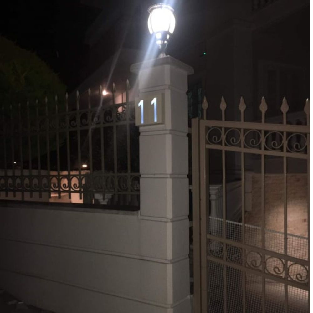 Ηλιακό Φωτιστικό Αριθμός Οικίας LED Νούμερο"0" - Sfyri.gr - Ηλεκτρονικό Πολυκατάστημα