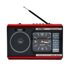 Ραδιόφωνο με Ρολόι & Ηχείο Bluetooth με Φακό Andowl Q-FM40 – Κόκκινο, Μαύρο - Sfyri.gr - Ηλεκτρονικό Πολυκατάστημα
